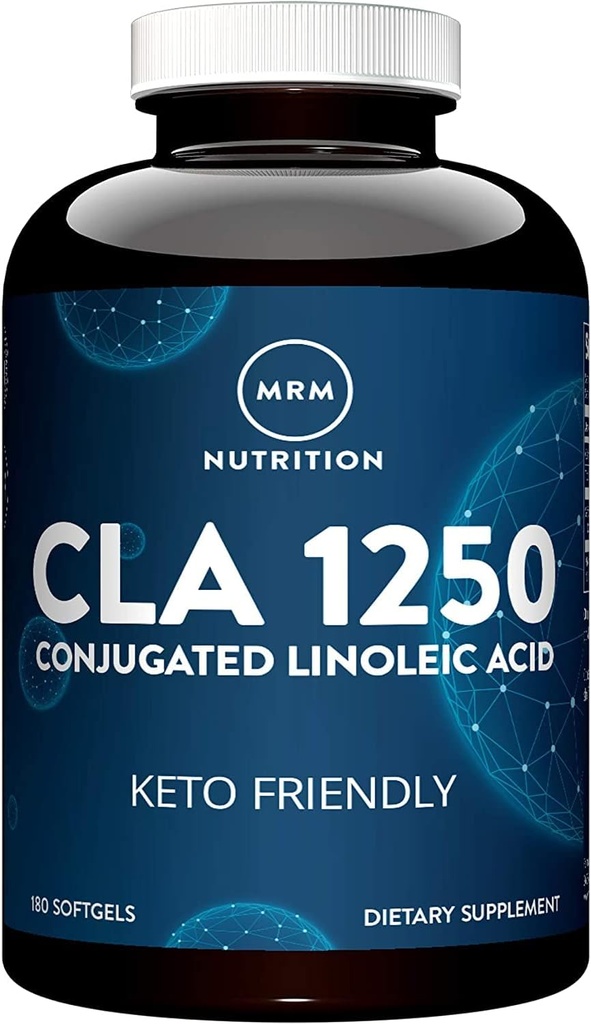 MRM Nutrition CLA 1250 Beeg 124; Keto Friendly Note 124; 80% CLA High Potency Note 124; 1000mg CLA per kapsel