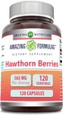 Amazing Formulas Hawthorn Berries Supplements 124; 565 Mg Per Serving