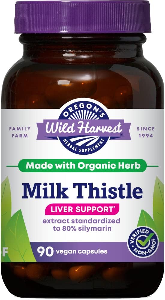 Oregons Wild Harvest Milk Thistle - Økologisk - 90 caps