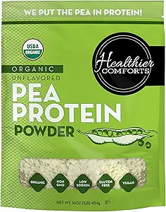 Ældre Comforts Unflavored Pea Protein Powder - Lavt natrium (1 LB.)