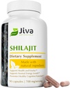 Jiva Botanicals Shilajit Capsules 700 mg - Shilajit Extract with Fulvic Acid - Shilajit Supplement for mænd og kvinder - 90 Vegan Capsules for Daily Wellness - 90 Greve (Pack of 1)