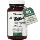 PRISTINE 'S Astragalus Root immunforsvar Support Kapsler -1000mg 90 Day Supply Herbal Adaptogen - sund aldring, hjerte & lung sundhed