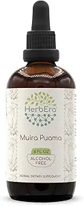 Muira Puama B120 Alkoholfri Urteekstrakt Tinktur, Koncentreret Flydende Drops Natural Muira Puama (Ptychopetalum Olacoides) 4 fl oz