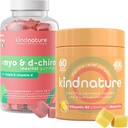 kindnature Myo- Inositol & vitamin B2 Wellness Bundle - Hormonal Balance, Migræne Relief & Energy Support Gummies