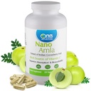 One Planet Nano Amla 500 mg Veggie Capsules (120 Servere), Amla Fruit Extract, High in Vitamin C for Collagen Production & Immunsupport, Non- GMO, Vegan, Gluten- Free