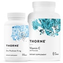 THORNE - immunstøtte bundle: Zink picolinat og C-vitamin kapsler - 60 Servere