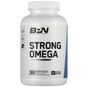 BARE YDEEVNE NETRITION, BPN Strong Omega Fish Oil Soft Gel, 1290mg Fish Oil per Capsule, Wild Caught Fish, bæredygtigt sømmet, IFOS Certified, 30 Serveringer
