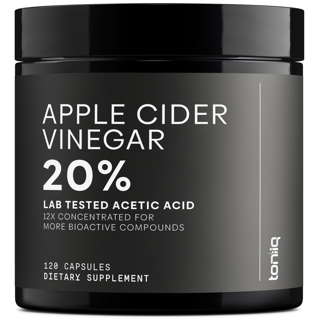 Apple Cider Vinciferkapsler - Ultra High Potency 2,010mg Formel med 20% eddikesyre & Cayenne Pepper - Lavet med moderen - Third- Party Lab Testet - 120 kapsler