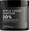 Apple Cider Vinciferkapsler - Ultra High Potency 2,010mg Formel med 20% eddikesyre & Cayenne Pepper - Lavet med moderen - Third- Party Lab Testet - 120 kapsler
