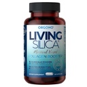 Orgono Living Silica Mineral- baseret kollagen Booster Kapsler 124; Silica- baseret 124; Understøtter Collagen & Elastin for fælles & Knoglestøtte, glødende hud, stærk hår & Nails