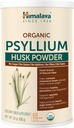 Himalaya Organic Psyllium Husk Pulver, Daglig kostfibre supplement, regelmæssighed, Appetite Management, Certified Organic, Non- GMO, Ingen kunstige farver, Unflavored, 113 Teaspon Supply, 24 Oz