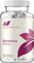 Berberine Supplement 500mg - Lab Testet Berberine 500mg Værdi størrelse - Vegan Non- GMO Made in The US & Gluten Free (6 Months Supply)