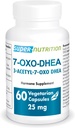 Supersmart 7- OXO DHEA 25mg - Advanced DHEA Metabolite Support 124; Non- GMO & Gluten Free - 60 vegetariske kapsler