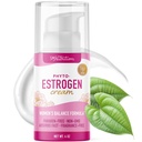 Phyto Østrogen Cream til kvinder med Wild Yam Budding124; Plant baseret Hot Flash, Menopause & Menstrual Cycle Support Budding124; Black Cohosh, Dong Quai, Red Clover Budding124; 96 Topical Servering Budding124; 4oz Pump Budding124; Vegan, Paraben- Free