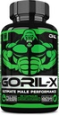 Goril- X Testosteron Booster for mænd - Workout Testosteron supplement - øge størrelse, styrke & energi - 1000mg Male Enhancing Horny Geat Weed - Maca Root, Tongkat Ali & Tribulus Terrestris 60 Caps