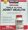KIRKLAND Triple Action Fælles sundhed Type II Collagen, Bor og HA - 110 Greve