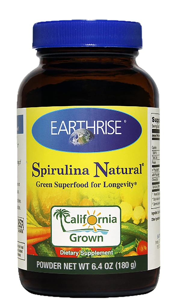 EARTHRISE Spirulina Powder 180 Gram, 0,01 Pounds