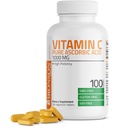 Bronson vitamin C 1000mg Premium ikke- GMO Ascorbic Acid Tablets, 100 Count