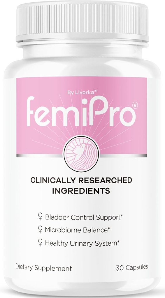 LIVORKA FemiPro Blogen Control Pills - Original FemiPro Kapsler, Femi Pro Blogen Control Support, Probitic FemiPro Pills til Samlet Sundhed og Wellness anmeldelser, 30 Kapsler til 1 måned