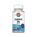 KAL Liposomal Zink 30mg, Cellular Funktion og immunforsvar Support, Forbedret Absorption Zink Kosttilskud, Vegan, Gluten Free, Soy Free, 30 Servere, 30 VegCaps