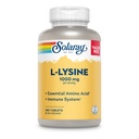 SOLARAY L- Lysin, Free- Form 1000 mg, Essential Aminosyreimmunsupporttillæg med vitamin C 1. 000 mg og Zink 25 mg, Value Size, Lab Verified, 60- Day Garanti, 60 Servering, 180 tabletter