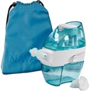 Navage Travel Bundle - Nasal kunstvanding System - Saline Nasal Rinse Kit med 1 Næse Cleaner, 30 Salt Pods og Sky Blue Travel Bag