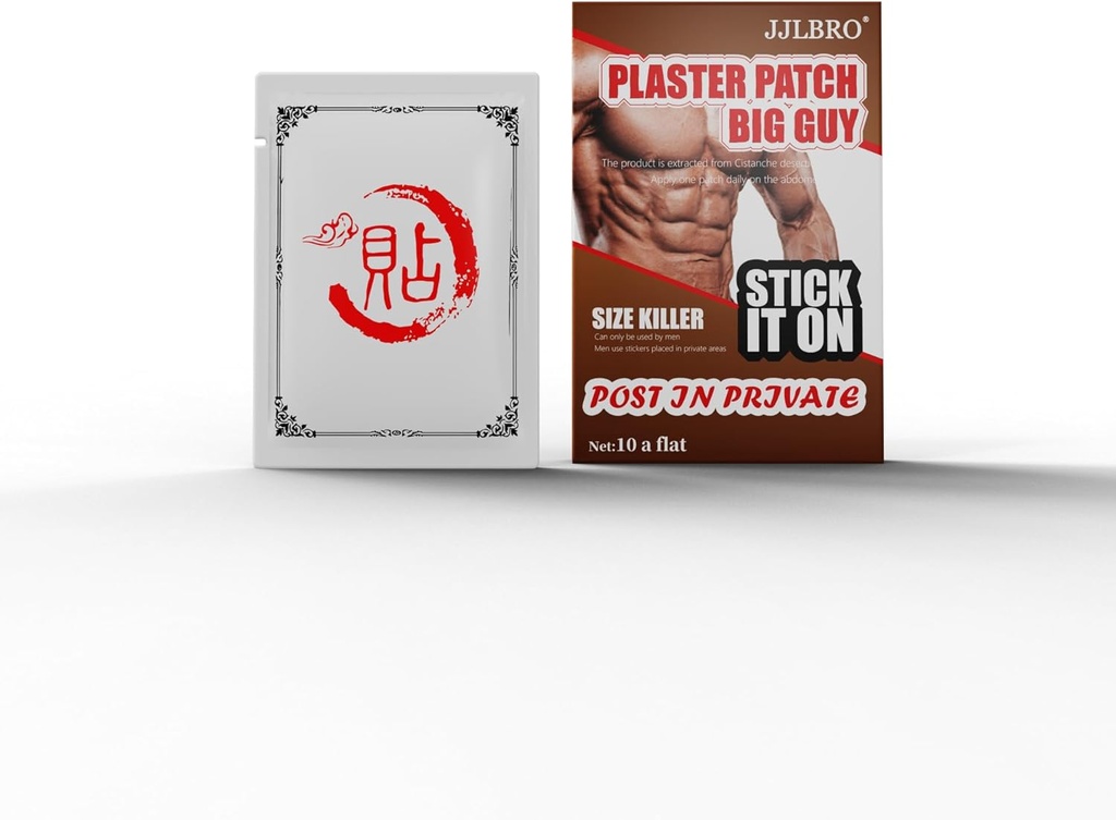 10 ekstra styrke mænds udvidelse eksterne patches - Boost størrelse, energi, ydeevne og udholdenhed for Thicker, stærkere resultater