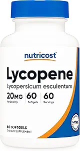 Nutricost Lycopene (20mg) 60 Softgels - Gluten Free, Non- GMO