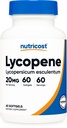 Nutricost Lycopene (20mg) 60 Softgels - Gluten Free, Non- GMO