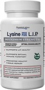 Superior Labs Lysin immunPlus Lip, klinisk proven Lip Health & Support, L- Lysin Bound til HCI for optimal stabilitet & Absorption for hurtige resultater, Bioactive with Zero Farmful Additives