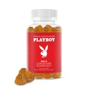 Playboy - Maca Root Gummies for Kvinder og Mænd (60 Greve - Peach Flavored) - Boost Seksuel Vitalitet, Libido, Fertilitet - Maca Gummies Supplement - 100% Natural, Vegan Non GMO - 4: 1 Extract Maca Peruana