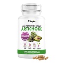 Vitapia Organic Artichoke Extract Supplement - Lever Rengøring Detox & Reparation, Lever sundhed, fordøjelse, Antioxidant Support - 120 Veganske kapsler, Ikke GMO, Gluten Free