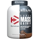 Dymatisere Super Mass Gainer Protein Powder, Rich Chocolate, 52g Protein, 1g Creatin, 1280 Kalorier, 10.7g BCAA, 245g Carbs, Indeholder Whey Protein Powder, Isolate, og Casein (8 Servere)