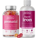Mors løfte prænatal gummies & flydende jern bundle
