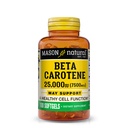 MASON NATURAL Vitamin A Beta Caroten 25.000 IE - understøtter sund vision, cellefunktion og immunfunktion, 100 Softgels