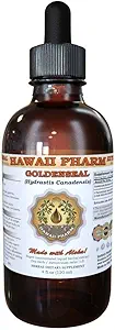 Hawaii iPharm Goldenseal Liquid Extract, Organic Goldenseal (Hydrastis Canadensis) Tinktur Supplement 4 oz