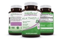 PURELY gavnligt Økologisk Mælk Tistle Kapsler, 50: 1 Mælk Tistle Uddrag, Silybum Marianum 25000 mg Styrke, Lever Rengøring & Antioxidant Support, 120 Veg Kapsler, Vegan & Non- GMO