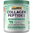 Bovin collagen peptider pulver til kvinder og mænd, Grass- Fed Hydrolyzed Collagen Protein Type I & III, Hud, hår, negle, knogler, fordøjelse, Unflavored, Non- GMO, Keto & GF, 22 Servere, 16oz
