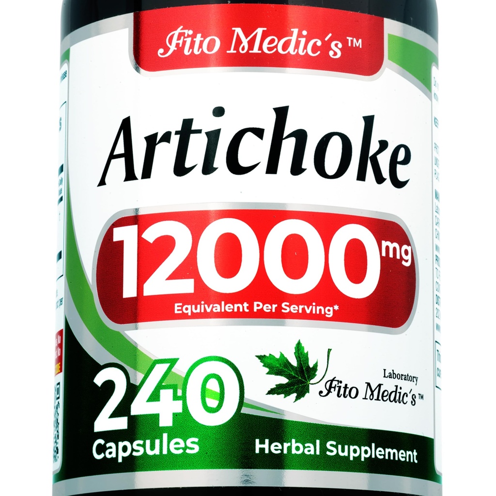 FITO MEDIC 'S Lab er 124; Artiskok Extract er 124; Artiskok Extract Kapsler er 124; 240 Kapsler er 124; 12000 mg er 124; alcachofa.
