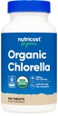 Nutricost Organic Chlorella 500 mg, 240 tabletter - Gluten Free, Non- GMO