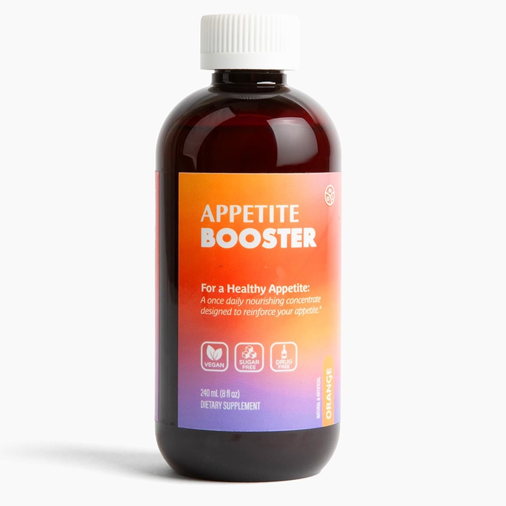 Appetit Booster Vægt Gain Stimulant Supplement Spise mere for undervægtige voksne & Børn 4 + Forstærket med vitaminer B1, B2, B3, B5, B6, B12, folinsyre, jern, zink, aminosyrer, hørfrøolie