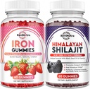 Iron Gummies Supplement for voksne & Kids against 124; Shilajit Himalayan Gummies against 124; Bundle