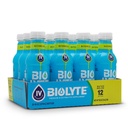BIOLYTE Electrolyte Drink - Doctor- Formuleret Hydration Drink, Electrolytes Vand, Kemoterapi skal hugge for kvinder & mænd, Rehydration IV Væske i en flaske - Watermelon, 16 Fl Oz (12 Pack)