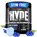 PROSUPPS Mr. Hyde Max Pump Pre Workout Powder - Stim- Gratis Preworkout understøtter blodgennemstrømning, Muscle Volume & Endurance - Kaffefri Nitrooxide Gym & Fitness Kosttilskud (Blue Razz, 20 Servere)