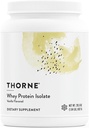 THORNE - Whey Protein Isolate - 21 Bedste af Easy- to- Digest Whey Protein Powder - NSF Certified for Sport - Vanilla - 29.5 Ounces - 30 Servere
