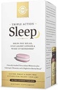 Solgar Triple Action Sleep, 60 Tri- Layer Tablets - Time- Release Melatonin & L- Theanine Plus Herbal Blend - Hjælper dig med at slappe af, Fall Assaple Fast & Stay Assaple Længere - Non- GMO, Gluten Free - 60 Servere
