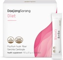 Daejang Sarang (Garcinia Cambogia, 30 Sticks) - Psyllium Husk Fiber Supplement, Digestive Health & Constipation Relief. Plant-Based Ingredients, Extra Strength 5,500mg & HCA 780mg.