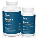 Dr. Tobias Omega 3 Fish Oil and Colon 14 Day Cleanse for forbedret fordøjelse og samlet sundhed