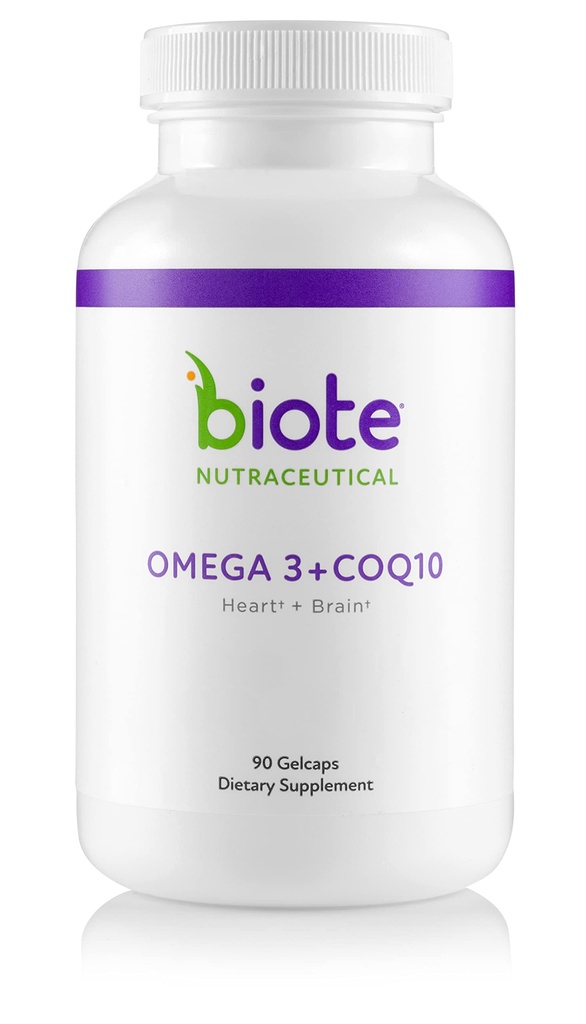 Biote nukleosteroider - Omega 3 + CoQ10 - Heart + Brain (90 Gel caps)
