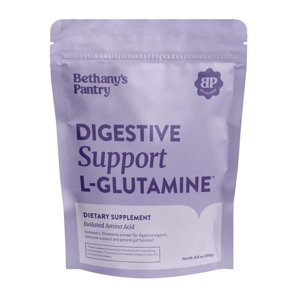 Nuzest Bethanys Pantry - fordøjelsesstøtte L- Glutaminpulver - Aminosyre Kosttilskud - Gut og immunforsvar 8.8 oz (50 Servere)